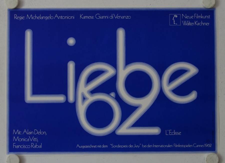 Liebe 1962 originales deutsches Filmplakat (R60s)